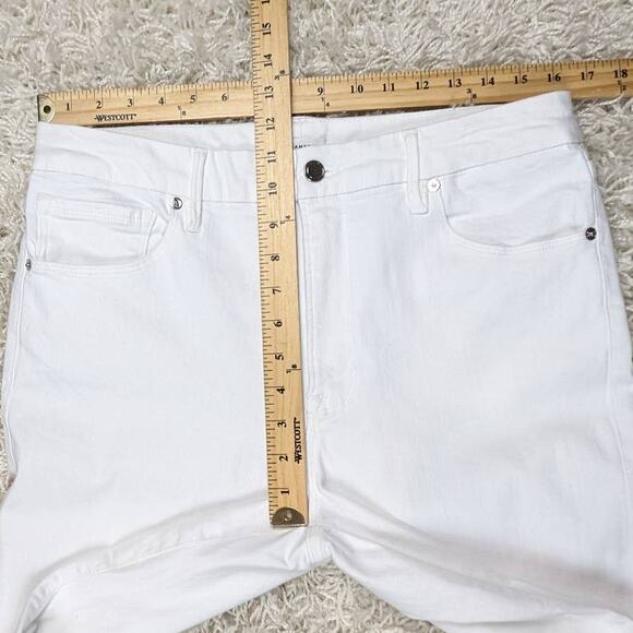 Good American Skinny Ankle Jeans White 15 - Picture 8 of 12